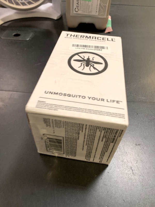 Photo 1 of Thermacell Mosquito Repellent E-Series Rechargeable Repeller; Patio Shield 20’ Mosquito Protection Zone; Includes 36-Hr Repellent Refill; No Flame or Scent; Bug Spray and Bug Zapper Alternative