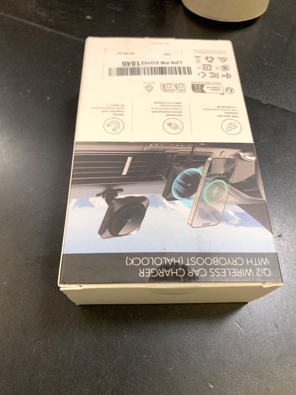 Photo 1 of ESR for Qi2 15W MagSafe Car Mount Charger with CryoBoost, Phone Cooling MagSafe Car Charger, Air Vent/Dashboard Wireless Charging for iPhone 17/16/15/14/13/12, S25 Series, Pixel 10, Fast Charger