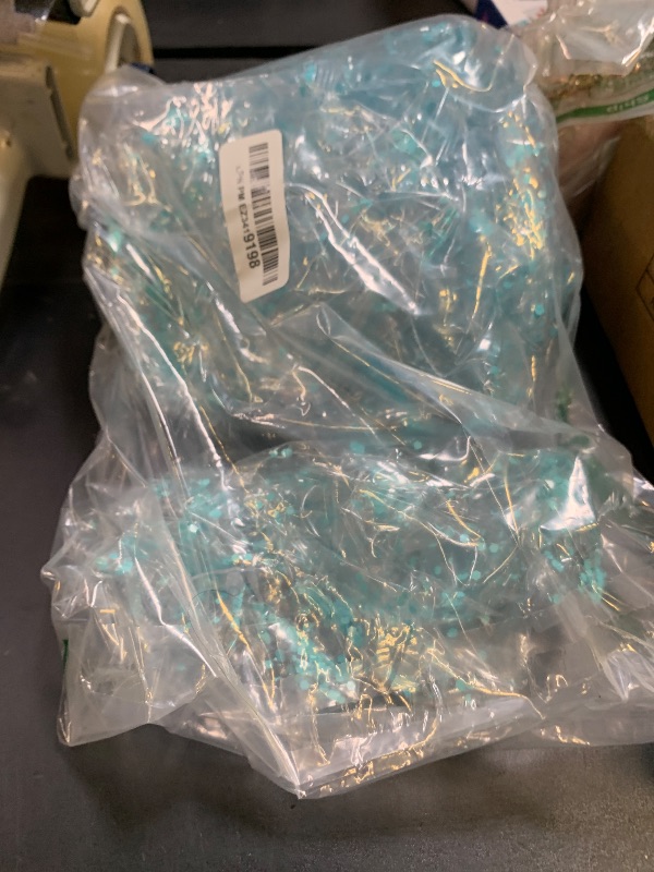 Photo 1 of Civaner 10 Pcs Inflatable Glitter Beach Balls 16 Inch Sparkly Confetti Pool Balls for Party Decorations Blow up Balloon Toys for Birthday Summer Fall Halloween Wedding Christmas(Teal Blue)