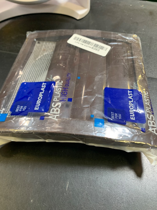 Photo 1 of Brown Exhaust Hood Vent 6'' Inch with Built-in Mesh Screen and Flange, White, Air Vent Cover, HVAC Exhaust Vent Duct Cover, Exhaust Cap