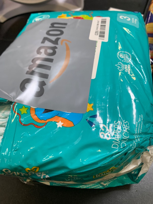 Photo 1 of Pampers Diapers - Baby Dry - Size 3, 32 Count, Absorbent Disposable Infant Diaper (Packaging May Vary)