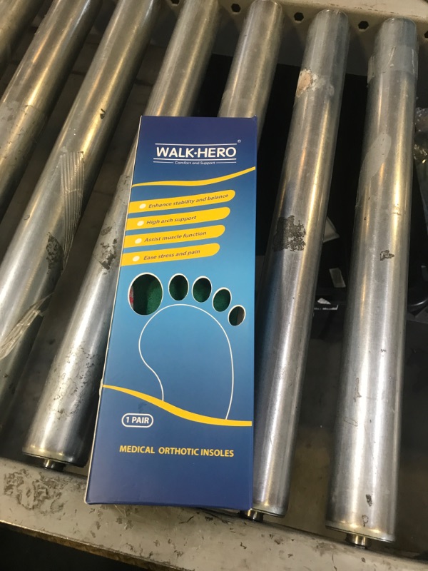 Photo 1 of Plantar Fasciitis Insoles for Men Women - Orthotics Inserts, Shoe Insoles Arch Support Flat Feet Inserts Work Boot Insoles for Standing All Day (Mens 10-10 1/2 | Womens 12-12 1/2)
