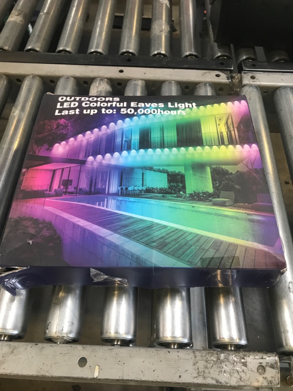 Photo 1 of LETIANPAI 300FT Permanent Outdoor Lights,RGB Eaves Light with App Control Remote,DIY Scene Modes IP67 Waterproof Under Eave Lighting,Outdoor Lights for Decor,Garden Decor,House,Party,Holiday
