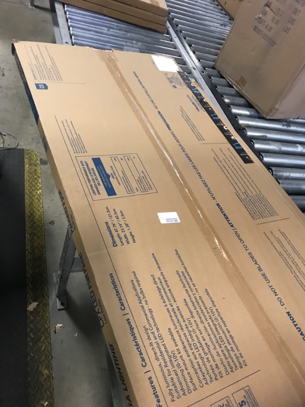 Photo 1 of Lithonia Lighting CPX 2x4 LED Flat Panel Light, 2 ft. x 4 ft. LED Light Panel, Ceiling Lighting Fixture for Shop Lighting, 4000 Lumens, 4000K Cool White, Smooth Satin Lens