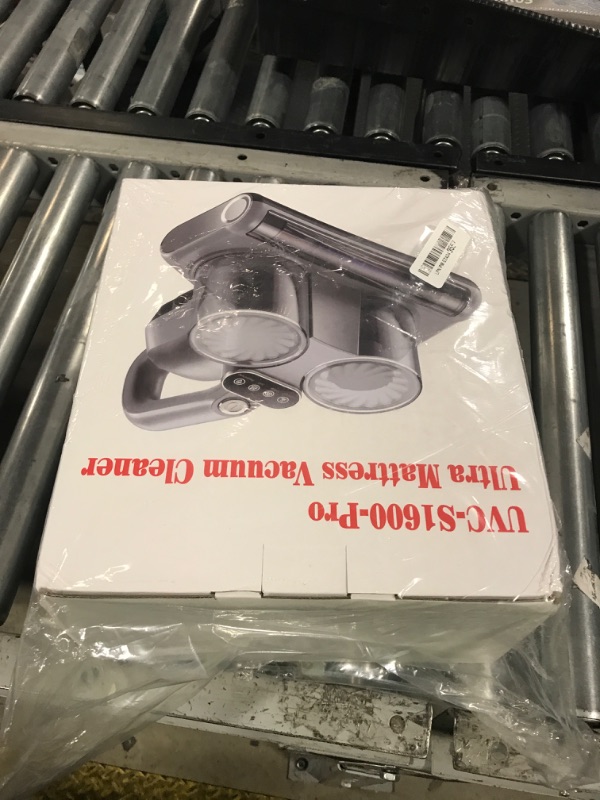 Photo 1 of YUFAC Bed Vacuum Cleaner 5 in 1 with Mattress Vacuum 16Kpa Suction 253.7nm UV-C Light, HEPA Filtration, Ultrasonic, Heating, 30000Rpm/Min Brushroll Rotation, Replacement Filter Included, 500W, Corded