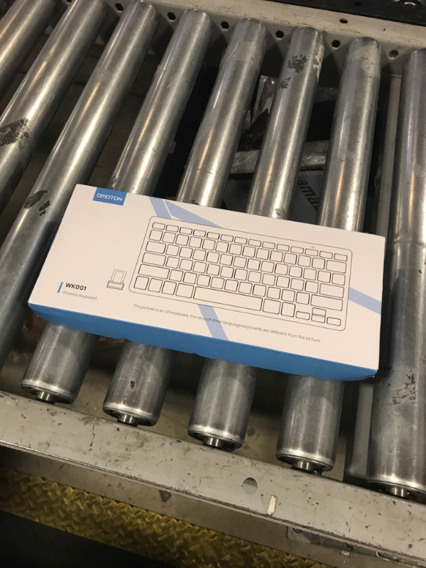Photo 1 of OMOTON Wireless Keyboard - 2.4G USB, Compact and Quiet, Slim Wireless for Laptop Tablet Computer Desktop and PC (Black)