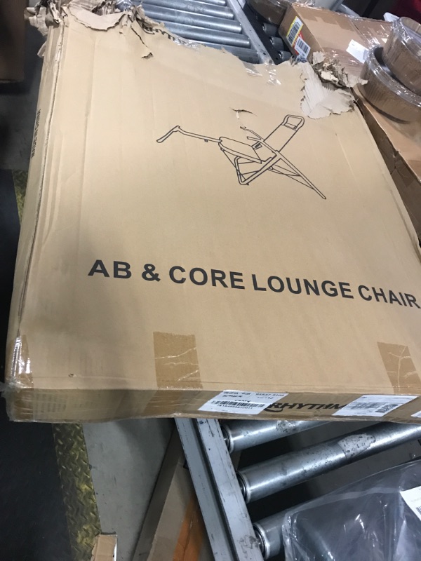 Photo 1 of BODYRHYTHM Core & Ab Lounge Workout Chair, an Fitness System for Muscle Activating Workout and Inversion Therapy for Back Relief to Burn Calories and Work Muscles Simultaneously (Black)