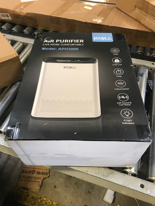 Photo 1 of KNKA Air Purifiers for Home Large Room Bedroom Up to 2325 Ft², Washable Filte...
