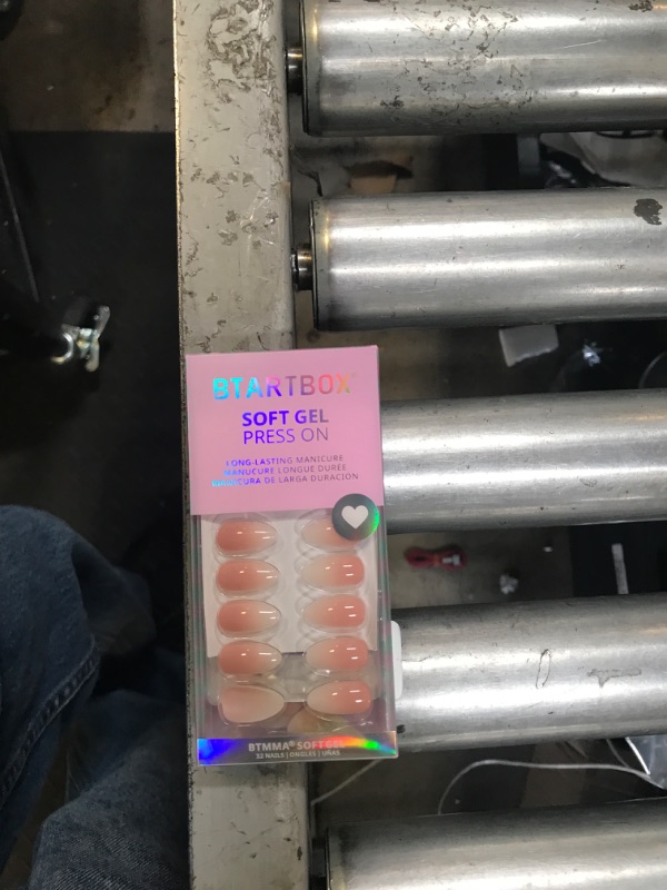 Photo 1 of Almond Press On Nails Medium - BTArtbox Soft Gel Ombre Fake Nails with Nail Glue, Semi-Transparent Reusable Glue On Nails in 16 Sizes - 30PCS Stick On Nails Kit, Vanilla Cream Almond