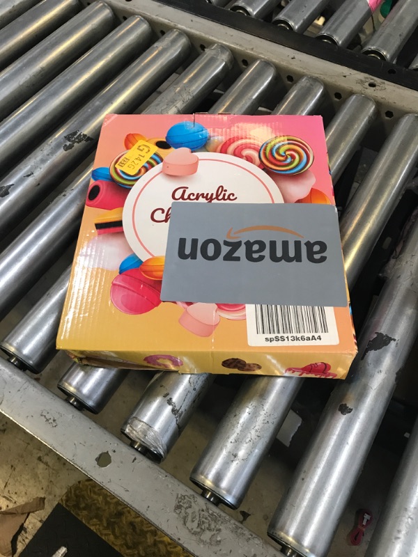 Photo 1 of RUFHVTY 11" Acrylic Letter Charcuterie Box, Reusable Fillable Alphabet Number Shaped Form Tray for Birthday Anniversaries, Party Decorative Serving Plates Display Candy Cake (C)