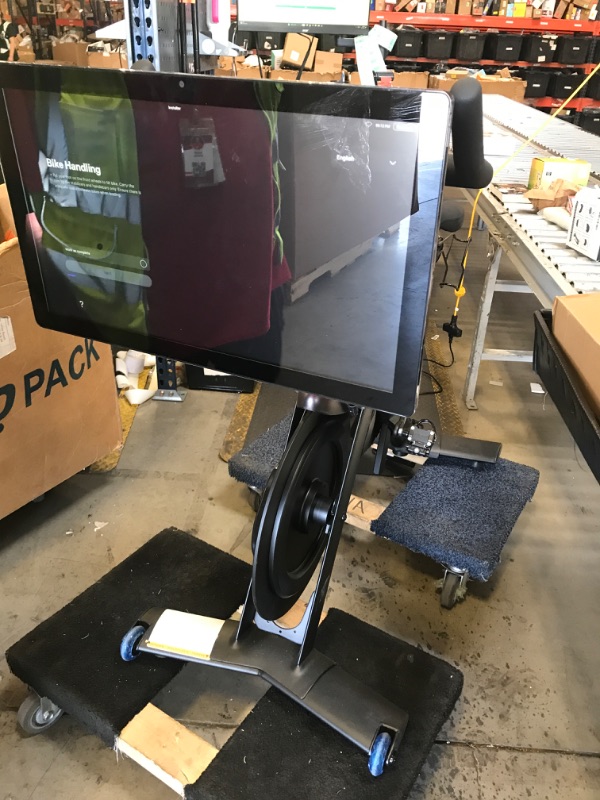 Photo 1 of Peloton Bike+ | Indoor Stationary Exercise Bike with 24” HD, Anti-Reflective Rotating Touchscreen