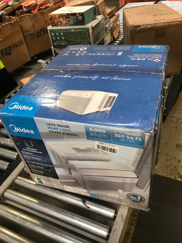 Photo 1 of Midea MAW08V1QWT U-Shaped AC Window Air Conditioner