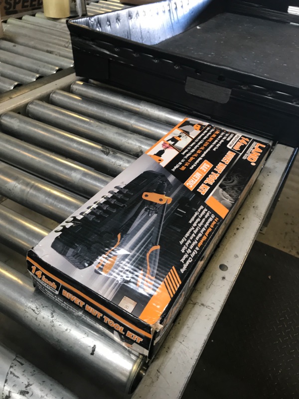 Photo 1 of LAND 14” Rivet Nut Tool,Hand Rivet Nut Gun,Heavy Duty Riveter,70pcs Rivet Nuts and SAE&Metric Manderls M6,M8,M10,5/16-18,3/8-16,2pcs 1/4-20,Threaded Insert Hand Riveter with Rugged Carrying Case