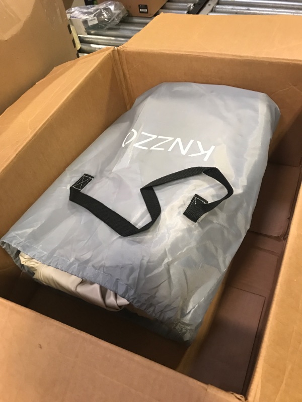Photo 1 of KNZZO Air Mattress Full with Built-in Pump, Blow Up Mattress with Soft Flocked Top, Leakproof Inflatable Mattress, Foldable Waterproof Air Bed for Home, Guests, Camping, with Storage Bag