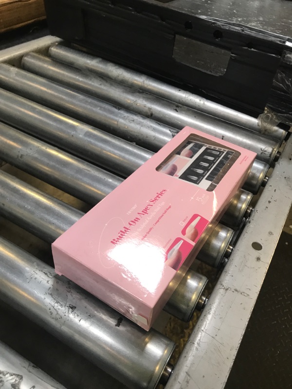 Photo 1 of 450 PCS Build on Apex Glamorous Nail Tips, EBANKU Pre-Building Clear Nail Tips Medium Coffin Acrylic Full Cover Nails with Builder Glue Thicker Press on Nails for Flat Nails