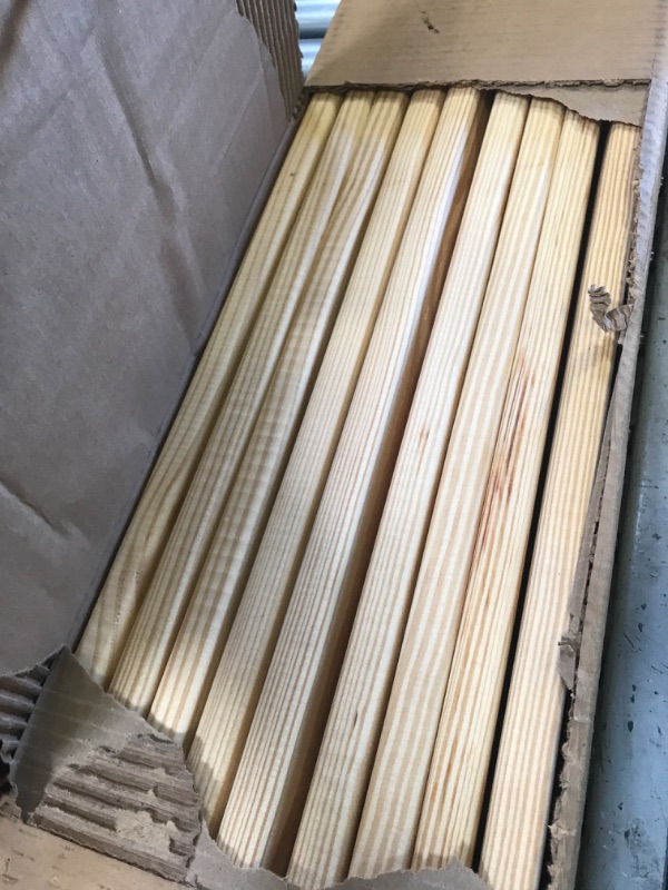 Photo 1 of Nutan, 1-Inch Extra Heavy Duty Horizontal Wooden Bunkie Board/Bed Slats, 78" x 60.5", Beige