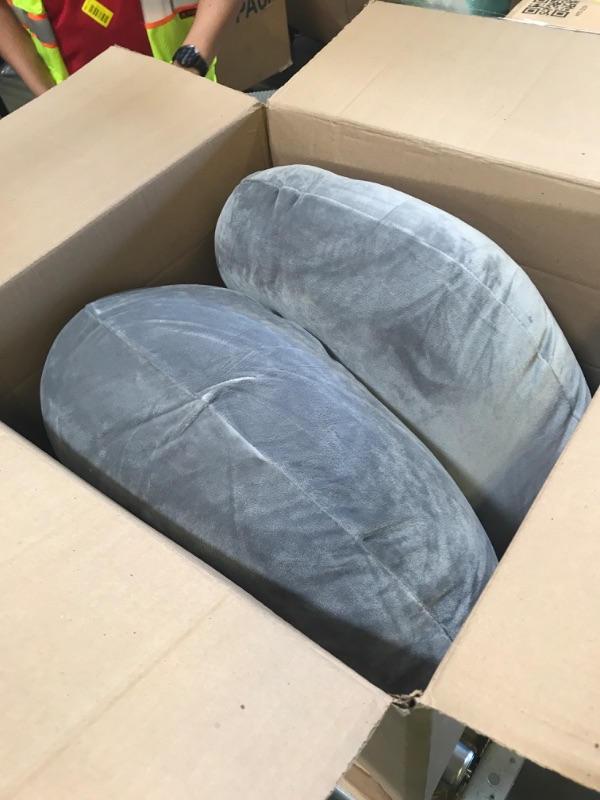 Photo 1 of INSEN Pregnancy Pillow,Maternity Body Pillow with Velvet Cover,C Shaped Body Pillow for Sleeping (Grey)LPNPMEQ5089344
