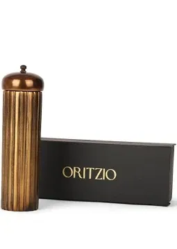 Photo 1 of 10" Brass Pepper Grinder – Heavy 2lb Gold Pepper Mill, Brass Kitchen Tool & Gift for Kitchen, Teacher Gift, Real Estate Closing Gift, or Housewarming Gift