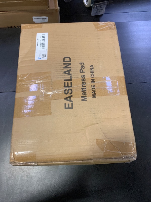 Photo 1 of EASELAND California King Mattress Pad Pillow Top Mattress Cover Quilted Fitted Mattress Protector Long Cotton Top 8-21" Deep Pocket Cooling Mattress Topper (72x84 Inches, White)