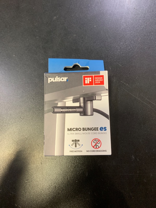 Photo 1 of Pulsar Gaming Gears - Micro Bungee ES : Drag-Free Wired Mouse Support - Free Motion on Your Desk - Super Compact Size - Attach it to Your Monitor - Get More Space (Single Pack)