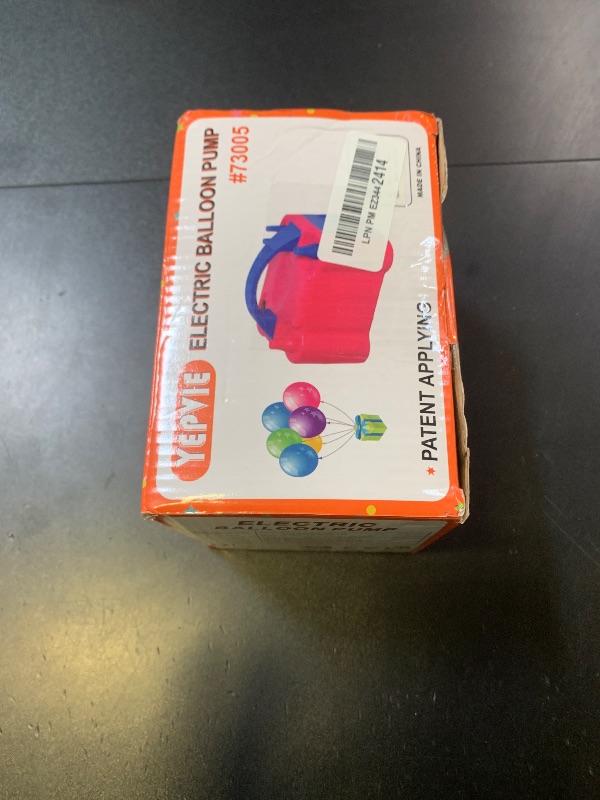 Photo 1 of YEPVIE Electric Balloon Pump, Portable 2 Modes Balloon Blower Machine with 14 Balloon Arch Kits, Air Pump for Balloon, Ballon Inflator for Party Decoration