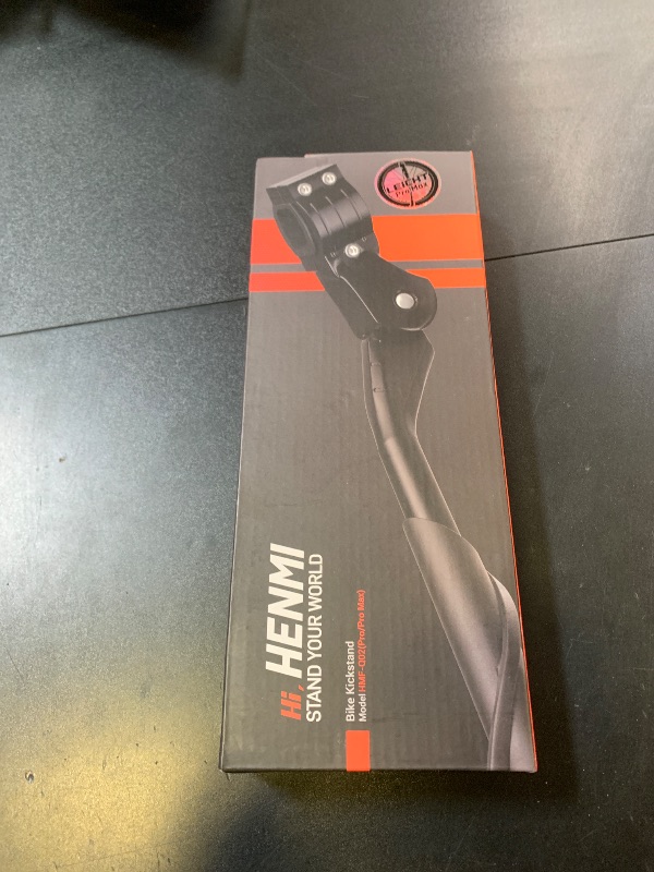 Photo 1 of HENMI Bike Kickstand for Adult Bikes,Max Load 99 LBS, Adjustable Bicycle Kickstand for Most 24"-29", Non-Slip Sole, Aluminum Alloy and Magnesium alloy Material, Kickstand for Mountain Bike E-bike