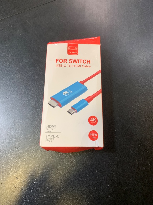 Photo 1 of Switch HDMI Cable 6FT - Portable Dock for Nintendo Switch/Switch OLED,USB Type C to HDMI Cable Travel TV Adapter Replacement for Bulky Original Dock (Not for Switch 2)