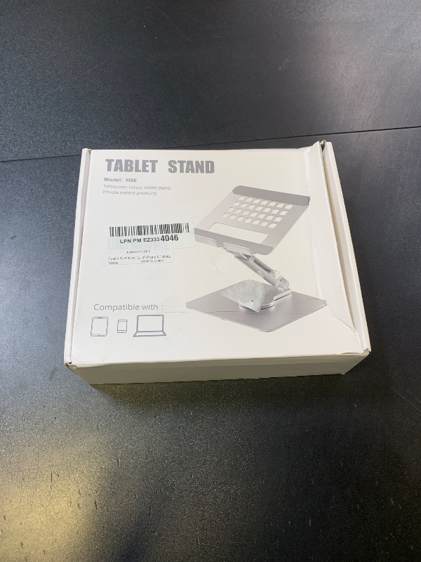 Photo 1 of GuaziV 360° Adjustable Tablet Stand - Ergonomic Foldable Holder for iPad 10.2-12.9”, Kindle, Phones 4-13”, Anti-Slip Desktop Mount for Work, Cooking, Gaming & Reading