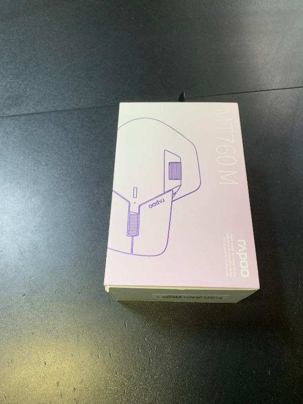 Photo 1 of Rapoo MT760Mini Bluetooth Wireless Mouse - Bluetooth 5.0 and 2.4GHz Multi-Mode Connection, Support 4 Devices, M+ Cross Computer Technology, 11 Programmable Buttons,Light Grey