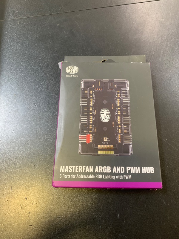 Photo 1 of Cooler Master ARGB & PWM HUB 1 to 6 Port1052160498
