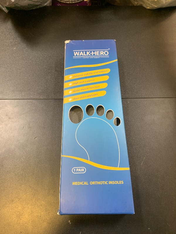 Photo 1 of Plantar Fasciitis Feet Insoles Arch Supports Orthotics Inserts Relieve Flat Feet, High Arch (Mens 14-14 1/2)