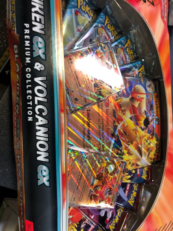 Photo 1 of Pokémon TCG: Blaziken ex & Volcanion ex Premium Collection - 2025 Amazon Holiday Exclusive