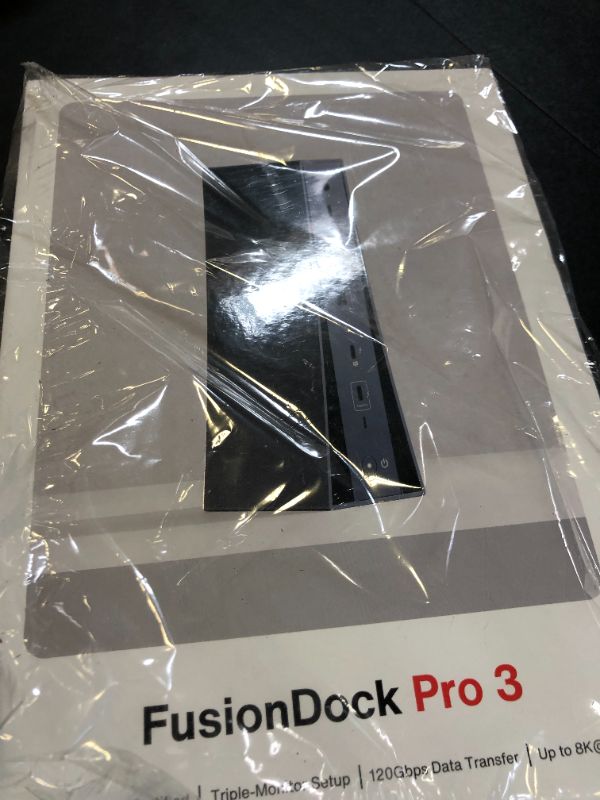 Photo 1 of iVANKY Intel Certified Thunderbolt 5 Dock FusionDock Pro 3 Docking Station with 11-Port 180W Power, Single 8K, Dual 6K@60Hz for MacBook Pro/Max Series, Dual 8K@60Hz for Windows TB5, 120Gbps, 2.5GbE