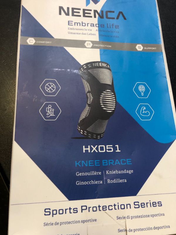 Photo 1 of NEENCA Professional Knee Brace for Pain Relief, Medical Knee Support with Patella Pad & Side Stabilizers, Compression Knee Sleeve for Meniscus Tear, ACL, Joint Pain, Runner, Workout - Single