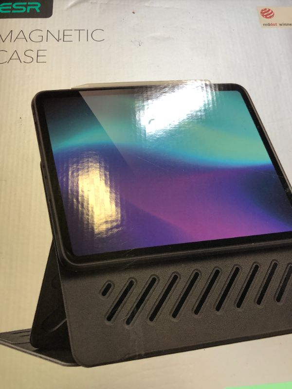 Photo 1 of ESR for iPad Air 11 Inch Case M3/M2 (2025/2024), iPad Air 5th/4th Gen Case (2022/2020) 10.9 Inch, Removable Magnetic Cover, Adjustable Portrait/Landscape Stand, 9 Standing Angles, Black