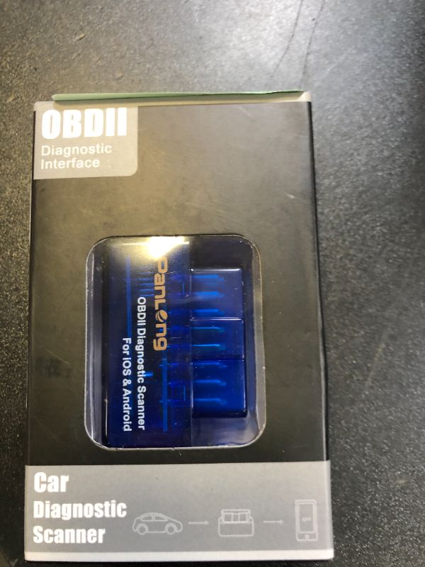 Photo 1 of Panlong OBD2 Scanner Bluetooth for iPhone iOS Android OBDII Car Diagnostic Scan Tool Engine Fault Code Reader