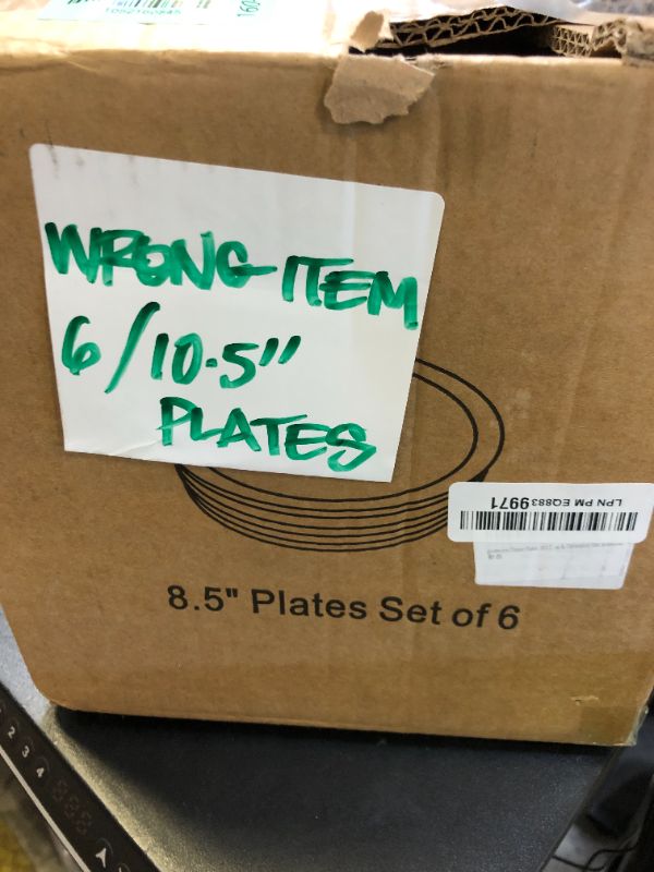 Photo 1 of glowworm Dinner Plates, 10.5 Inch Ceramic Plates Set of 6 for Steak, Snacks, Pizza, Cake, Colorful Serving Dishes for Kitchen, Microwave, Oven & Dishwasher Safe, Bohemian
