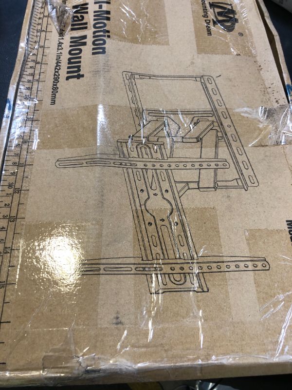 Photo 1 of Mounting Dream TV Wall Mount for 32-65 Inch Television,Mount with Swivel and Tilt, Full Motion Bracket with Articulating Dual Arms, Fits 16inch Studs, Max VESA 400X400 mm, 99lbs, MD2380