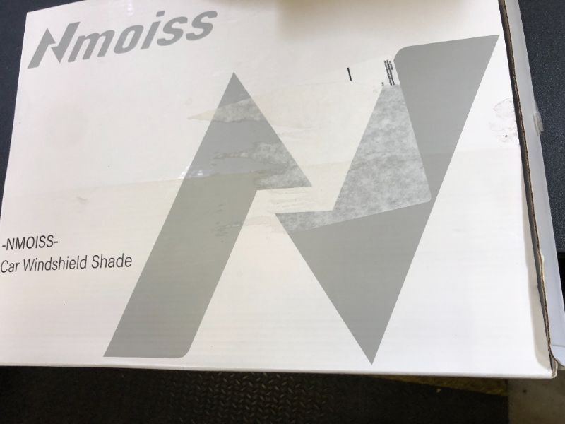 Photo 1 of [2025 Upgraded] Nmoiss Car Windshield Sun Shade [Dot Matrix Reflective Coating] Extended Edge No Light Leakage Design Cooling Protect Car Interior from UV Damage Large