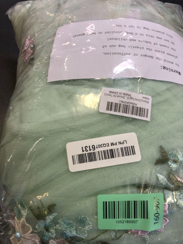 Photo 1 of Mouccy Dusty Sage Beaded Quinceanera Dresses Lace Sparkly Prom Dresses Off Shoulder Sweetheart 15 16 Birthday Dresses for Teens 6