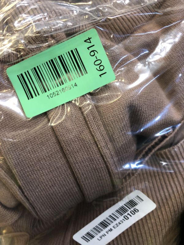 Photo 1 of AOHITE Womens 2 Piece Outfit Sets Knit Pullover Sweater Top and Wide Leg Pants Lounge Sweatsuit Tracksuit Khaki Large