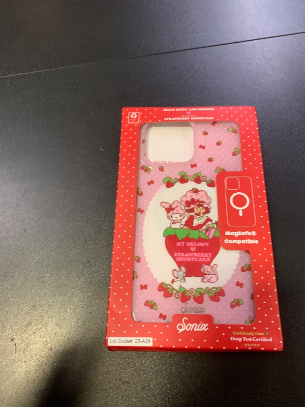 Photo 1 of Sonix x Sanrio Case for iPhone 17 Pro Max | Compatible with MagSafe | 10ft Drop Tested | Hello Kitty x Strawberry Shortcake