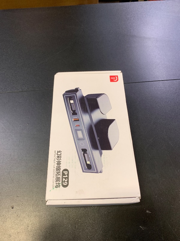Photo 1 of DICMKY Tesla USB Hub for Model 3 Highland 2024-2025 & Model Y Juniper 2026 with RGB Ambient Light, 4-Port Docking Station Tesla Gifts, Tesla Phone Charger Charging Center Console Organizer Accessories
