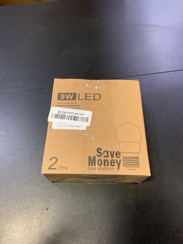 Photo 1 of TOBUSA A19 LED Light Bulbs with Remote, 9W LED Bulbs 60W Equivalent, 3000K-6000K Dimmable Bulbs with E26 Base, 900 Lumens Light Bulbs with Timing, Memory Function, Ideal Lighting for Home, 2 Packs