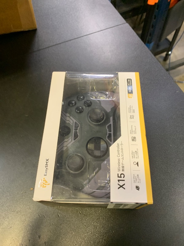 Photo 1 of EasySMX X15 PC Controller - Enhanced Wireless Bluetooth Controller with Hall Joysticks/Hall Triggers/RGB Lighting - No Stick Drift, No Dead Zone - Work for Windows PC, Android, Steam and Switch