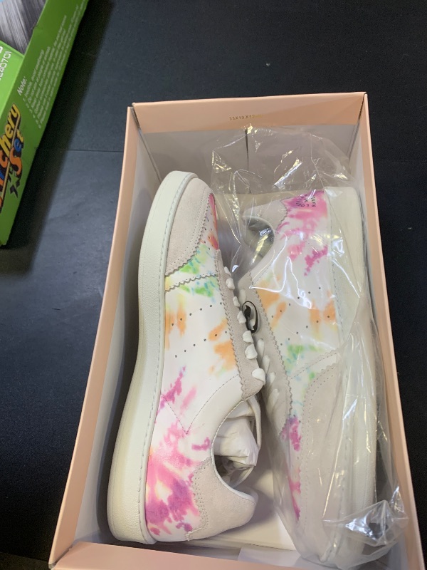 Photo 1 of LOEFFLER RANDALL Women's Keeley-PLKS Sneaker, Tie Dye/Cement, 10 Medium US