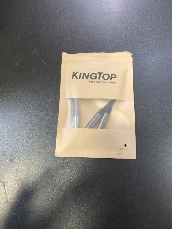 Photo 1 of KINGTOP Headset Splitter, 3.5mm Headphone Mic Splitter Cable for Headset with Separate Stereo Audio & Microphone Jacks (Not for Dual Audio Jacks)