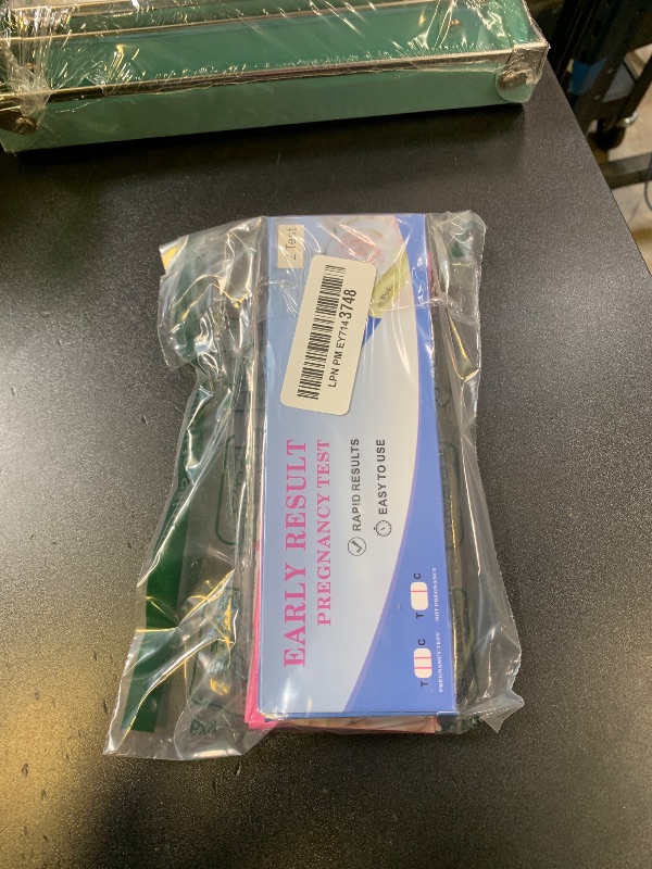 Photo 1 of SHENGSEN 4 Packs Fake Pregnancy Test Strips,Always Positive Early Pregnancy Test Kit,Prank HCG Pregnancy Rapid Test for April Fools' Joke Gag,Blue & Pink