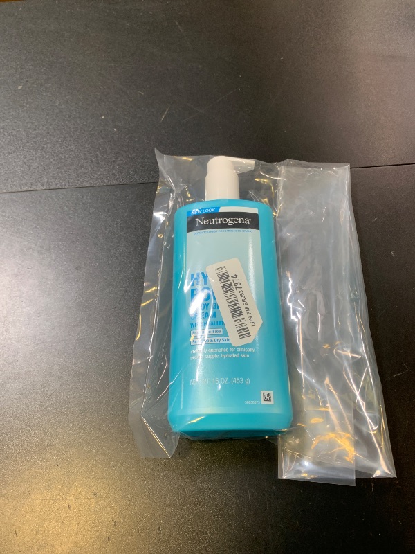 Photo 1 of Neutrogena Hydro Boost Body Lotion for Dry Skin Gel Cream with Hyaluronic Acid Moisturizer, Fragrance-Free Non-Greasy Lightweight Hydration, Oil-Free, 16 Fl Oz