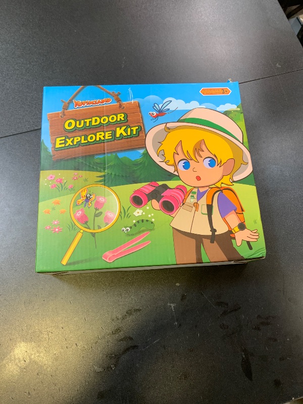 Photo 1 of YOPINSAND Kids Explorer Kit & Bug Catcher Kit, Kids Camping Gear for Kids, Outdoor Exploration Set with Vest & Hat, Ideal Outdoor Camping Adventure Toys for Ages 3 4 5 6 7 8 Boys Girls